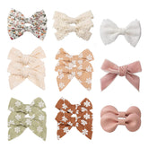 Kidocheese baby hair clip 9-style pack keeps outfits coordinated and playful.