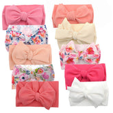 KIDOCHEESE big bows headband with 6 inch bow for secure fit newborns and toddlers