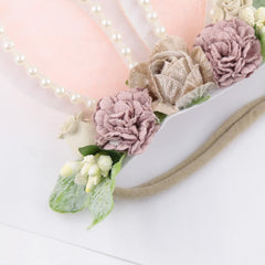 KIDOCHEESE handmade bunny ears headband for festive dress-up