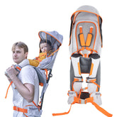 Kidpprod baby shoulder carrier back view with ergonomic support for long hikes.