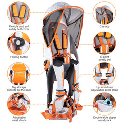 Kidpprod toddler backpack sun shade for elevated visibility on outdoor adventures.