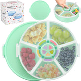 Kids Original Snack Spinner five compartments for varied toddler snacks.
