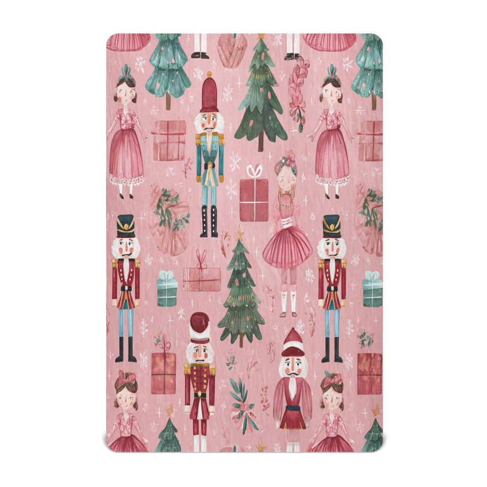 Kigai Christmas Nutcracker crib sheet perfect fit on standard cribs and toddler beds