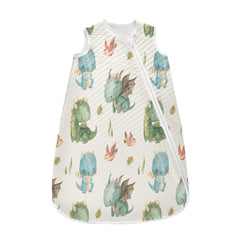 Kigai dragon sleep sack front view in soft cotton, cozy for naps