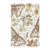 Kigai Vintage Butterfly crib sheet close-up knit for soft, breathable comfort.