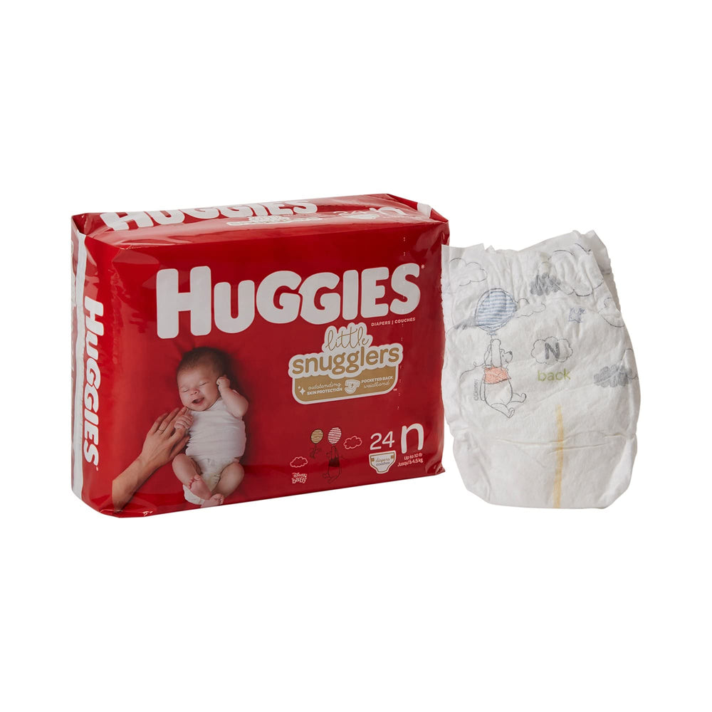 Kimberly-Clark Huggies newborn diapers pack, ideal for quick daily changes.
