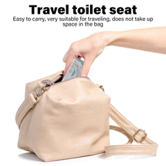 Kimitimi non-slip back with adhesive sticks firmly to toilet rings.