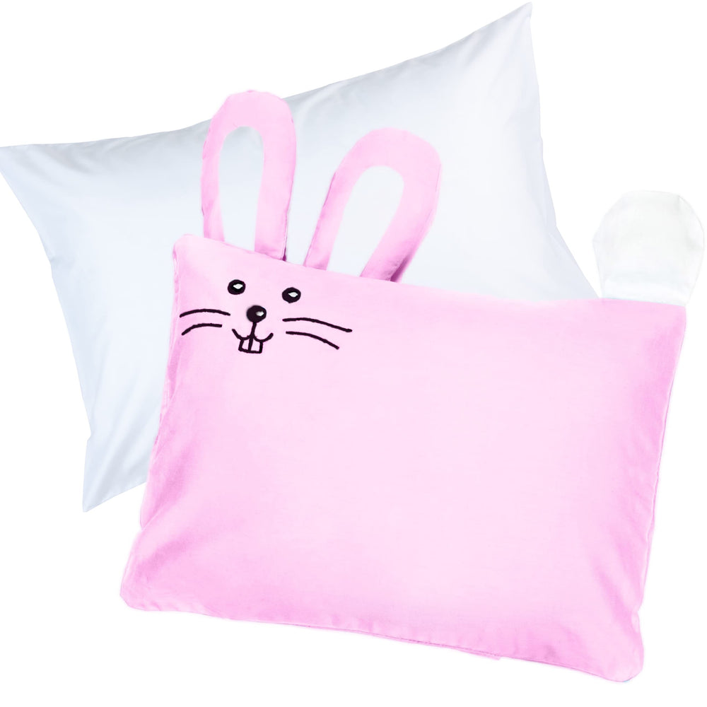 Kinder Fluff toddler pillow 13x18 provides gentle head support for naps