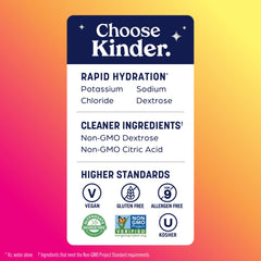 KinderLyte bottle pours into glass for on-the-go hydration