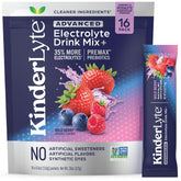 KinderLyte Advanced Hydration Wild Berry packet ready to mix for quick hydration