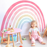 Kingarch rainbow panel 1 adds vibrant color to a child's room and is easy to apply.