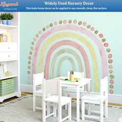 Kingarch removable wall decor for nursery, safe on walls and easy to relocate.