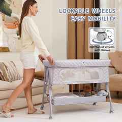 Kiniew wheels-brake-system enables smooth movement and secure positioning.