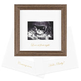 KINLINK Baby Sonogram Frame with plexiglass cover preserves memories with durable protection.