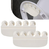 Kinoy toilet pee splash guard showing splash protection around the bowl