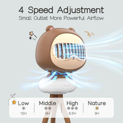 KinYiLO bladeless quiet motor keeps nap times peaceful and calm.