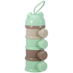Kisangel 4Layer milk powder box top view shows travel-friendly stackable design.