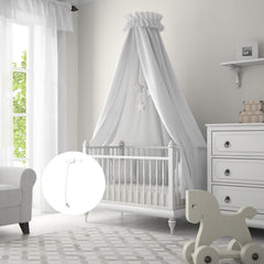Kisangel baby bed net mounting rod shown for quick, stable net mounting.