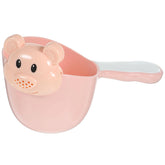 Kisangel baby shampoo rinse cup shows large capacity for faster toddler hair rinsing.