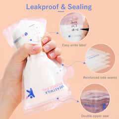 Kisdream bag with double seal prevents leaks during pouring