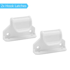 KISKIZ hook latch securing the gate during use