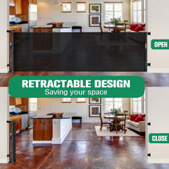 KISKIZ indoor and outdoor gate installation suitable for decks and entryways