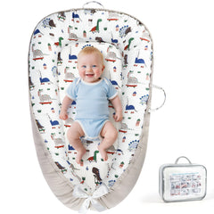 KISS GOLD Baby Lounger with breathable cotton cover for gentle skin contact and comfort.