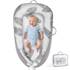 KISS GOLD baby lounger with soft cotton cover for breathable comfort.