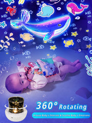 KISTRA 360-degree rotation enhances immersive ceiling projections.