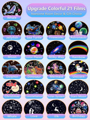 KISTRA ceiling projections showcase vibrant patterns for bedtime and play at home