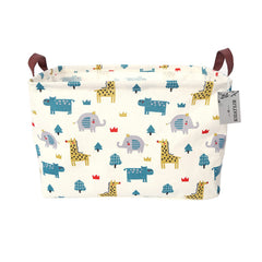 KIUATSJR rectangle storage basket front view ideal for toy organization.