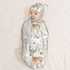 KiuLoam cocoon-design swaddle without zipper supports gentle wrapping