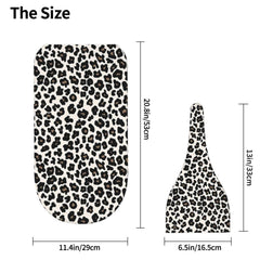 KiuLoam leopard hat included for gentle head coverage.