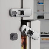 KIZZHISI 5-pack refrigerator lock on a drawer, protecting curious hands from spills and mess