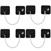 KIZZHISI fridge-lock-four-pack on fridge door for child safety