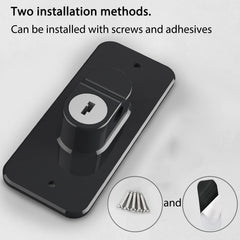 KIZZHISI no-drill installation shows adhesive setup for quick safety.