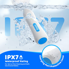 Klarpul brush heads attached for ready-to-clean auto-cleaning function