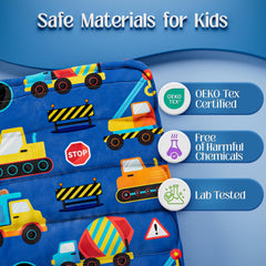 Klevly poly microfiber toddler sleeping mat offers durable softness.