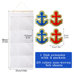 Klmnop anchor patches iron-on embroidery for stylish shipboard decoration