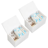 Klmnop tampon and pad organizer in white for neat storage