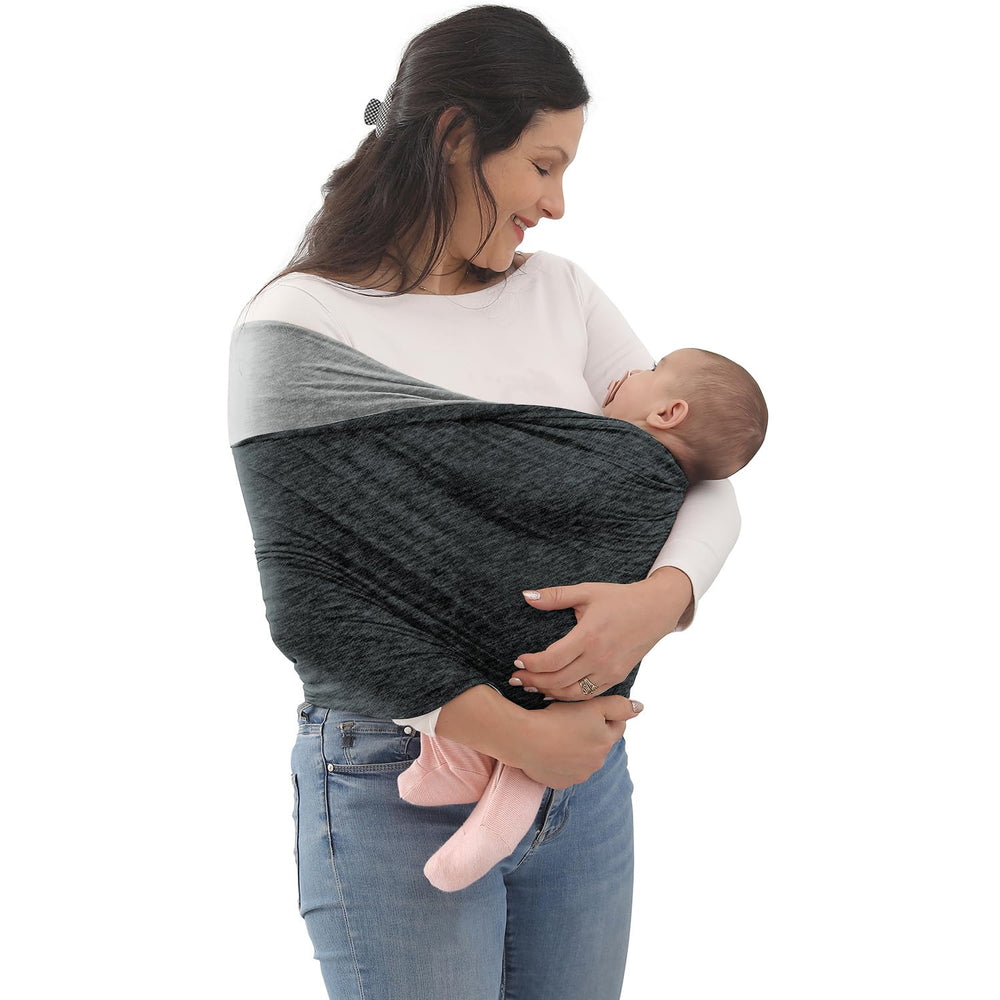 Kloovete Baby Wrap Carrier hero image showing a comfortable, hands-free carry for newborns.