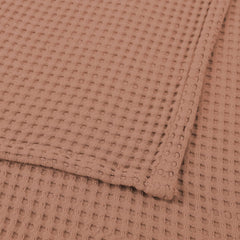 Waffle texture detail in clay color provides breathable comfort