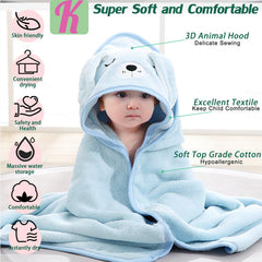 kmilro baby towel swaddle-blanket use for versatile post-bath wrap