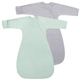 Knirose transitional swaddle with arms up sleeves for comfortable sleep.