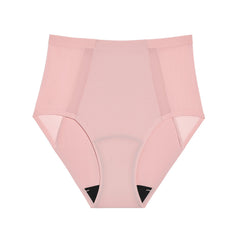 KNIX Light Leakproof No-Show Mesh High Rise in Rose Water offers discreet protection.