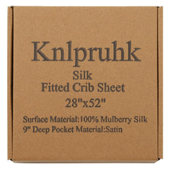 Knlpruhk crib sheet pocket detail nine-inch for secure, snug fit.