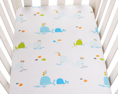 Knlpruhk two-pack bassinet sheets for easy switching and washing