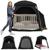 KNOCLOC Baby Blackout Tent for Crib blocks light for daytime naps