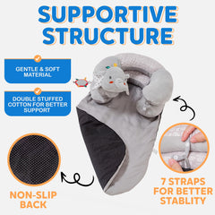 Knotly Charm detachable pillows for customizable comfort during play