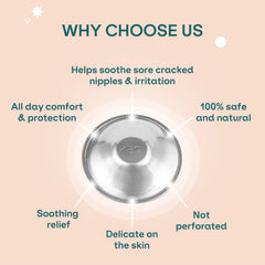 Koala Babycare original nursing cups silver maxi size for gentle nipple protection.